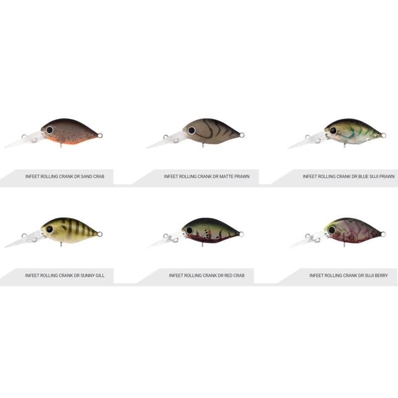 Daiwa Infeet Rollin Crank DR Lure