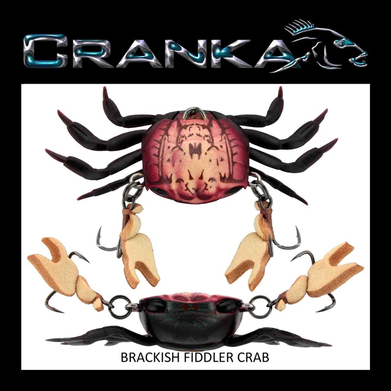 Cranka Crab 65mm 9.5 Grams|65MM|BRACKISH FIDDLER CRAB|BROWN CRAB|COCKLE CRAB|GLOW CRAB|OLIVE CRAB|SAND CRAB|SPOTTED CRAB|UV CRAB