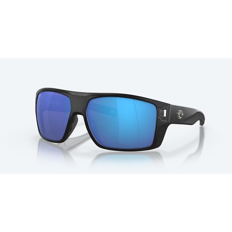 Costa Diego 580g Sunglasses|Matte Black/Blue Mirror|Matte Black/Green Mirror