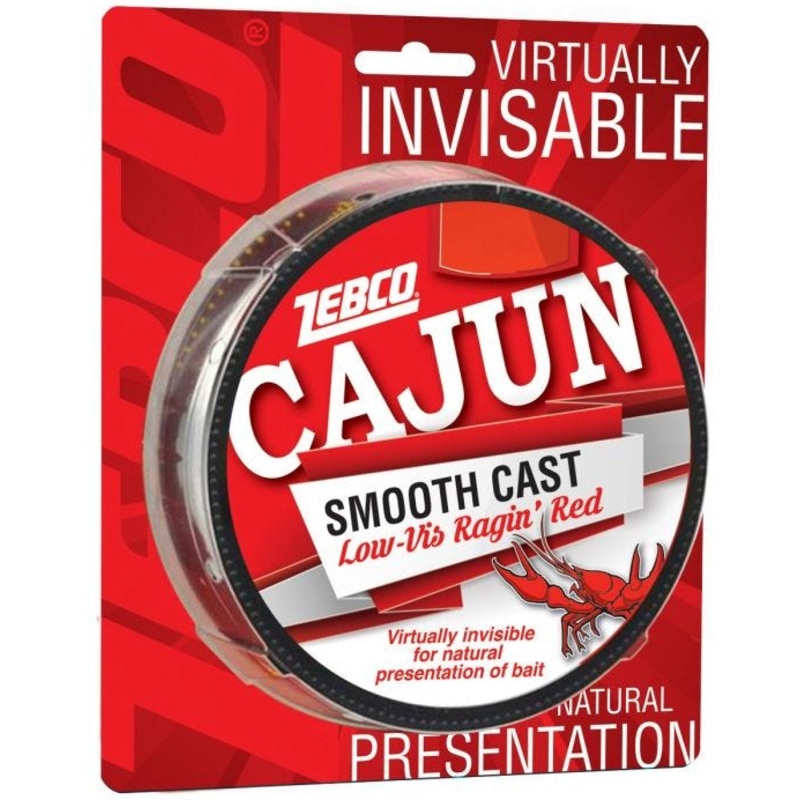 Zebco Cajun Low Vis Ragin Red Line | 330 Yards