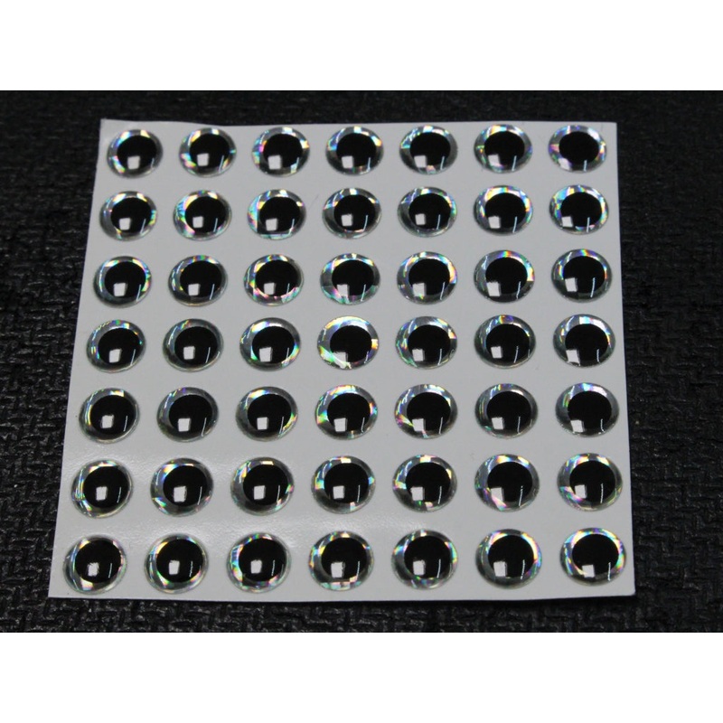 Fishing Lures Accessories Fish Eyes 3D Silver UPES
