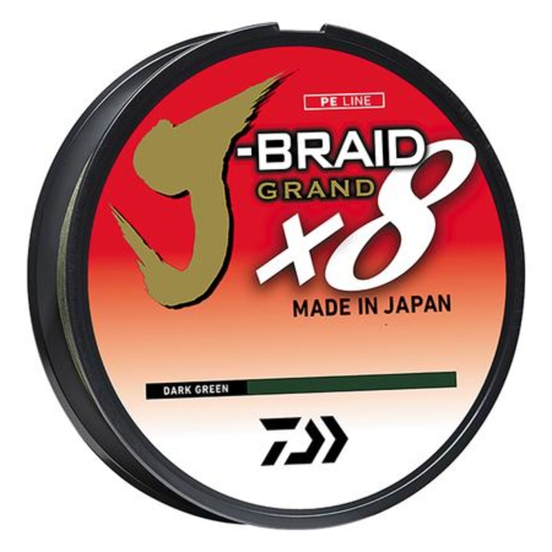 Daiwa –  J-Braid 8x|Dark Green|Island Blue|White|6lb|8lb|10lb|20lb|30lb|40lb|50lb|65lb|15lb|150yards|300yards