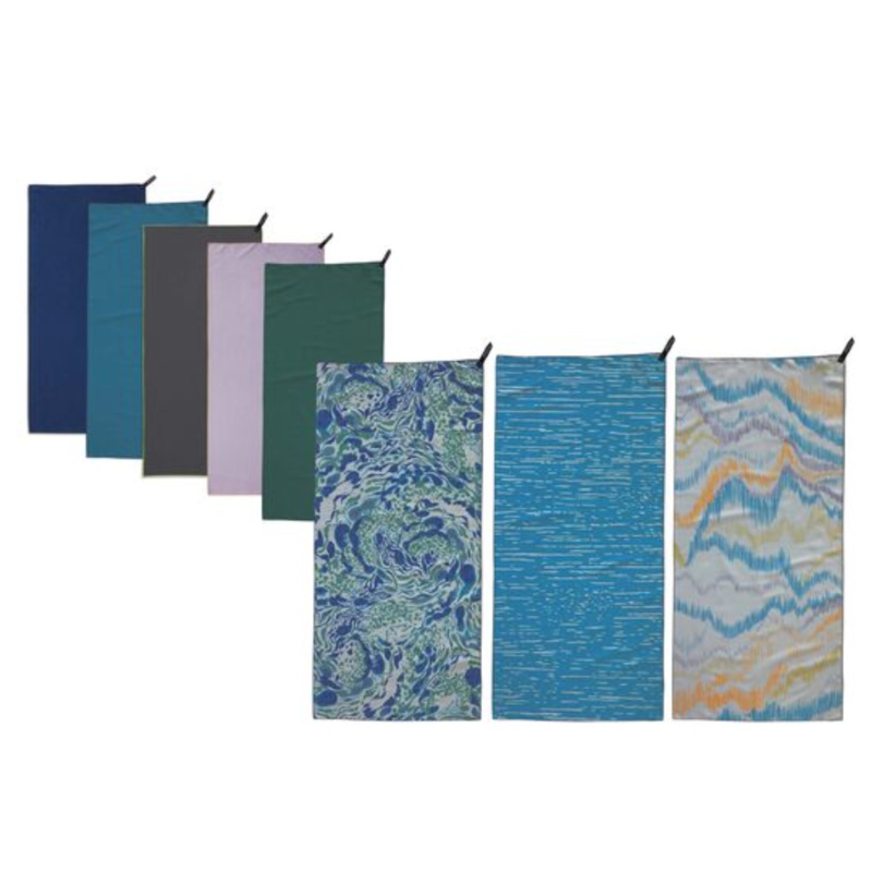 PackTowl Personal Towel|Midnight|Charcoal|Dusk|Sky Blue|Pine Green|Ripple Print|Mist Print|Body|Beach