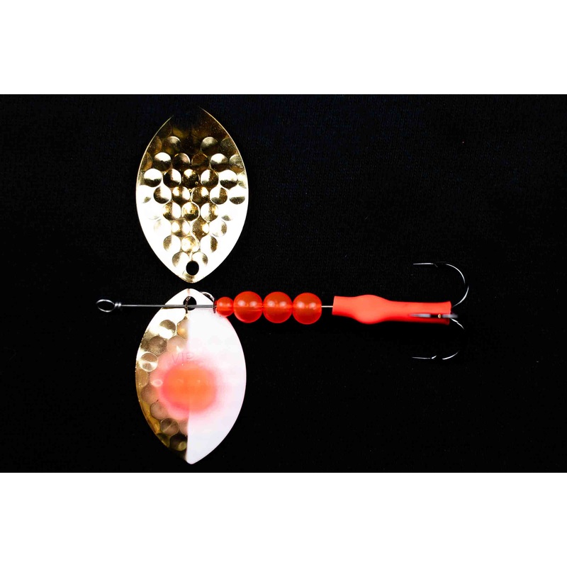 #5 Cascade Gold Christmas Salmon Spinner (Single spinner)