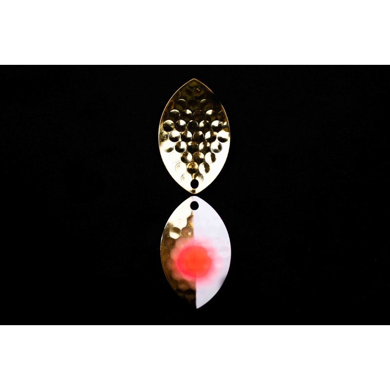 #5 Cascade Gold Christmas Spinner blade (single blade)