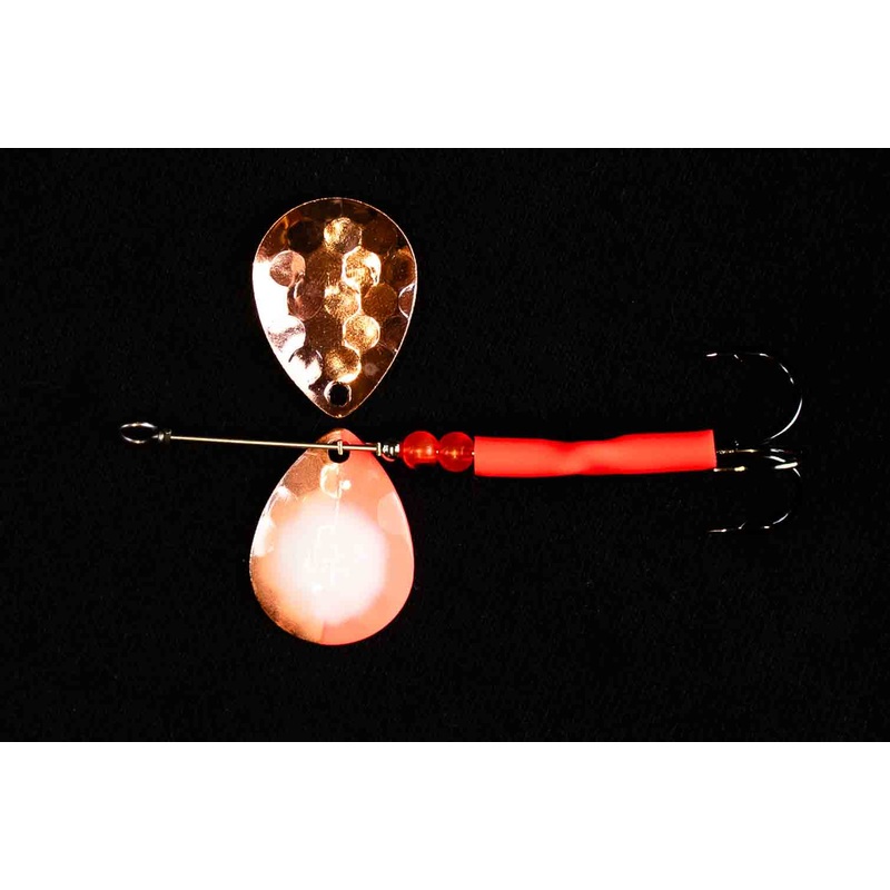 #3.5 Colorado  Copper Crimson Salmon Spinner (Single Spinner)