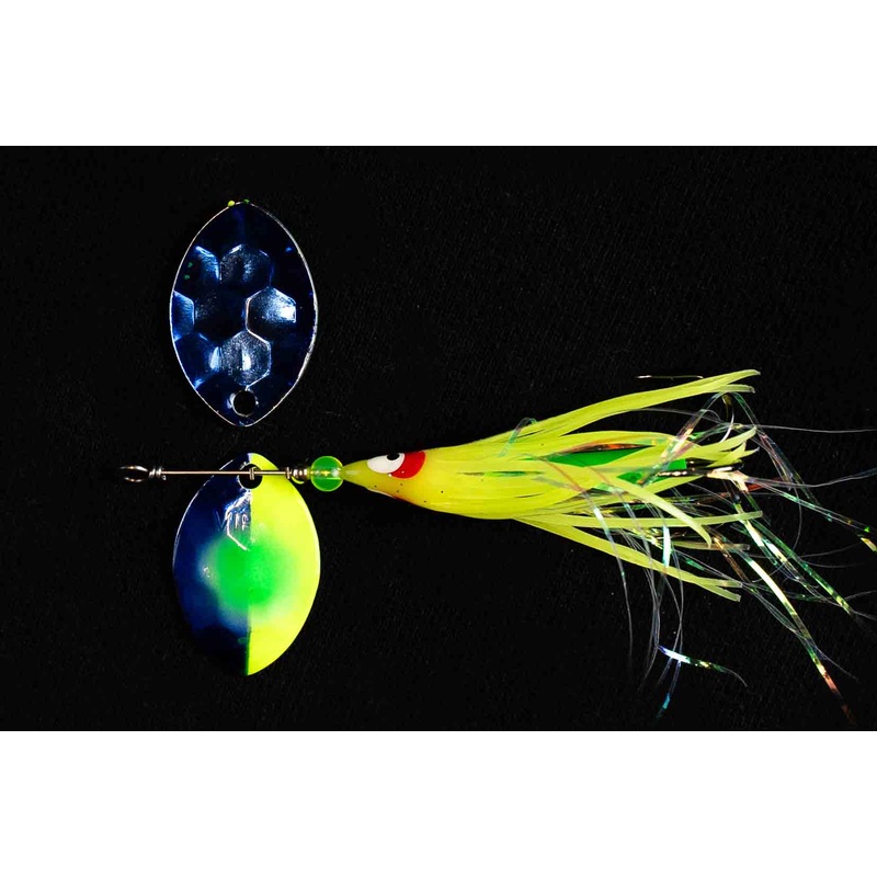 #3.5 CA Sea Crack Salmon Spinner (Single spinner)