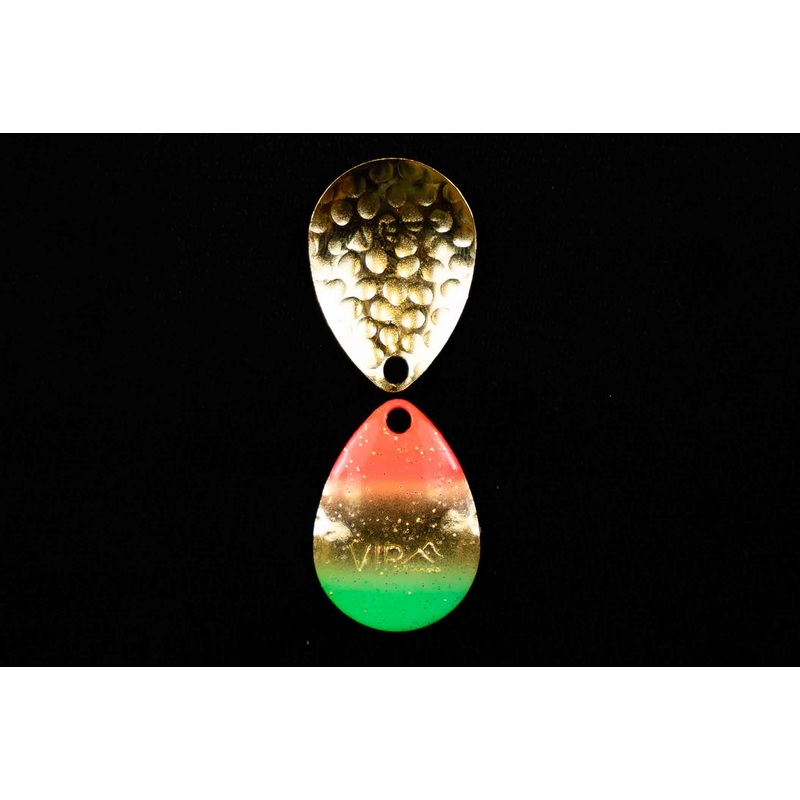 #3 Colorado Gold Mex Flag w/Glitter Spinner Blade (single blade)