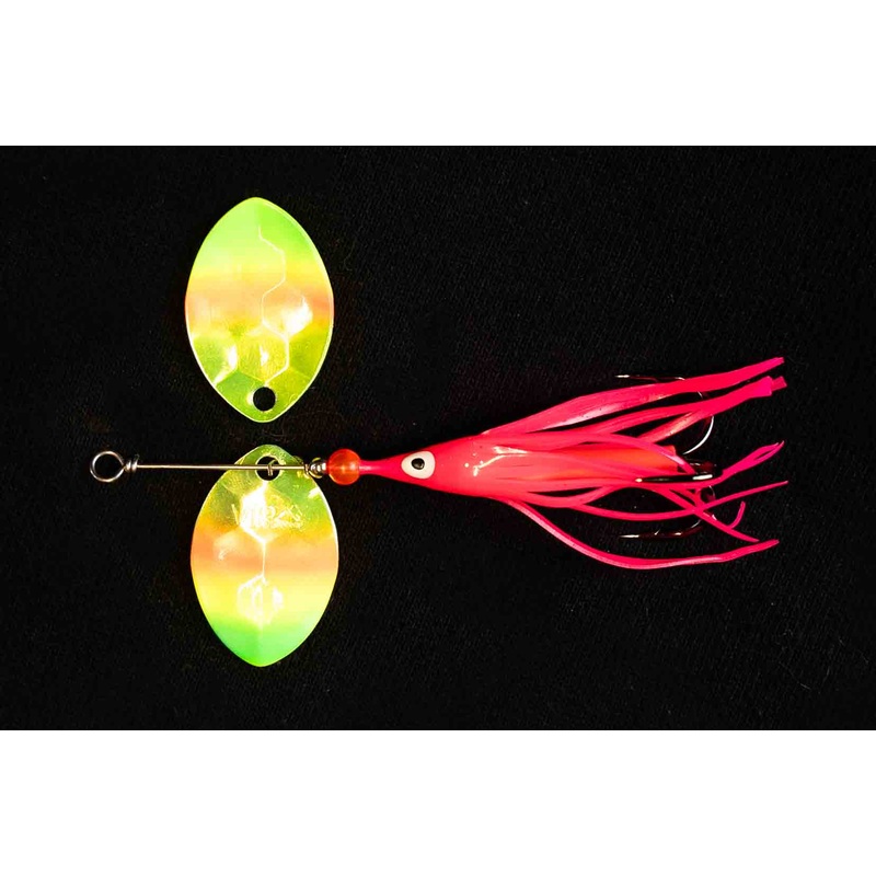 3.5 CA Mex Kraken Salmon Spinner (Single Spinner)