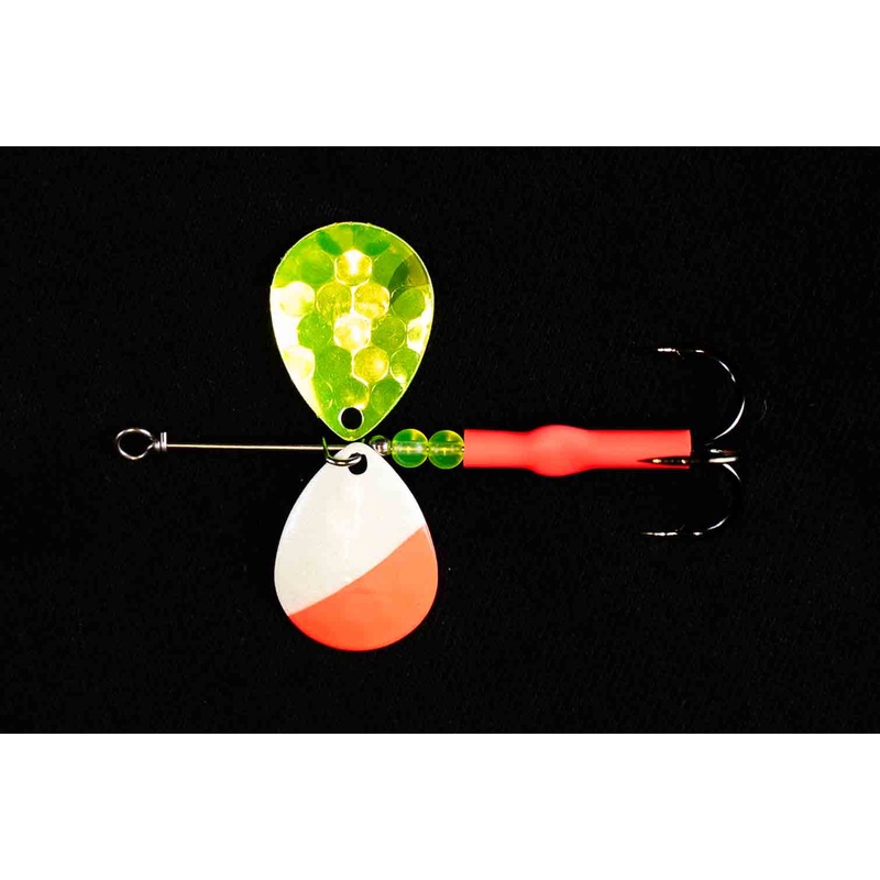 3.5 Colorado Candy Corn Salmon Spinner (Single Spinner)