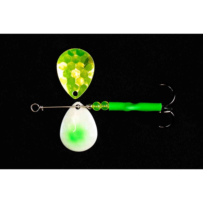 3.5 Colorado Green Viper Salmon Spinner (Single Spinner)