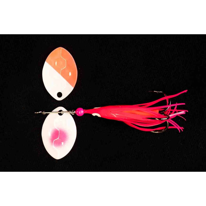 3.5 Cascade  Coasty Candy Salmon Spinner (Single Spinner)