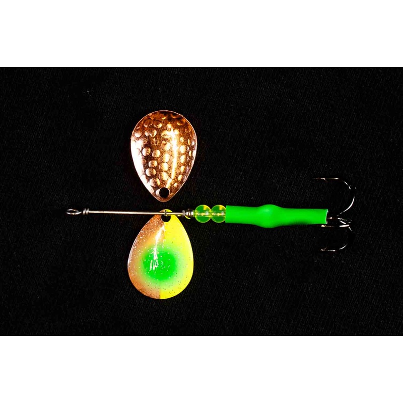 #3 Colorado Copper Grinch Salmon Spinner