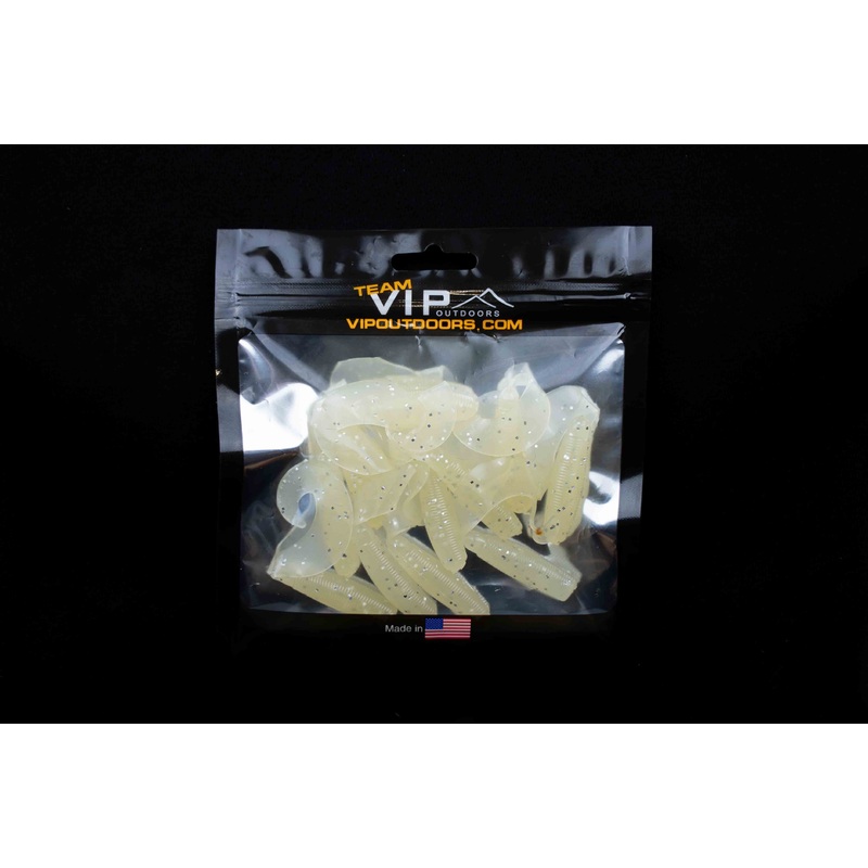 4 Glow Curly Tail (12 Pack)