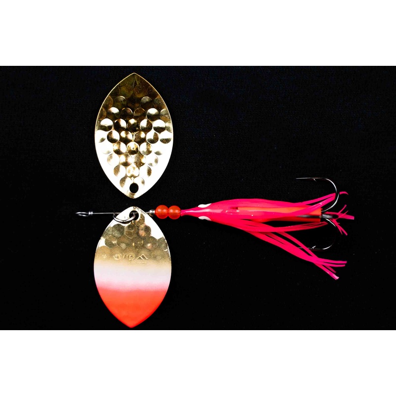 #5 Cascade Gold Santa Hat Salmon Spinner (single spinner)