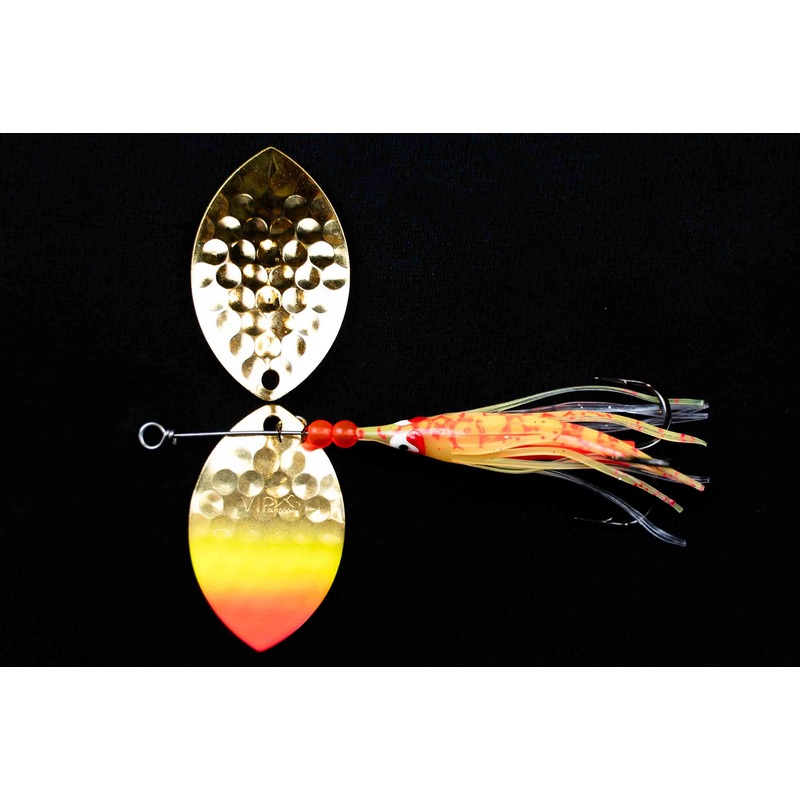 #5 Cascade Gold Sunset Salmon Spinner. (single spinner)