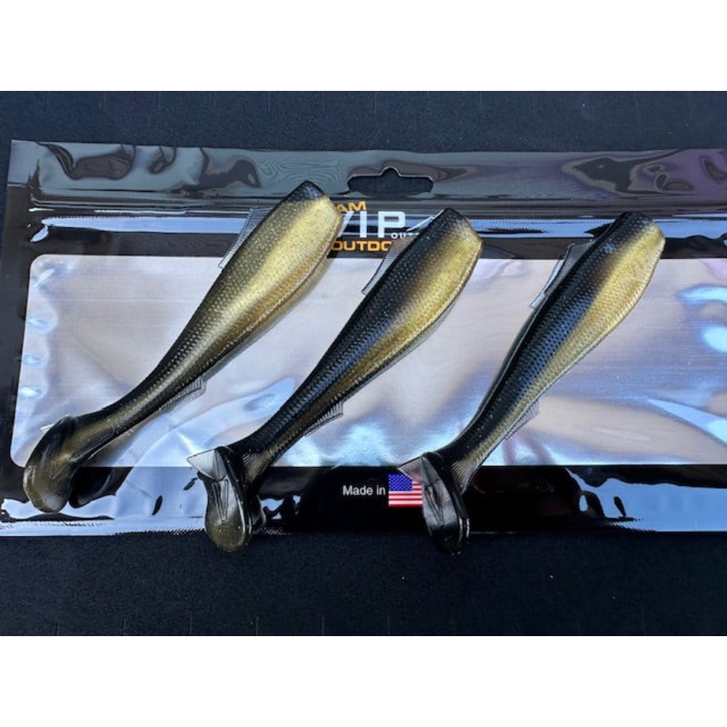 4.5 VIP  Gold/Black Swim Bait (Single Bait)