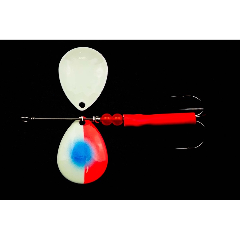 #3.5 Colorado GLOW BRONCO Salmon Spinner (Single spinner)