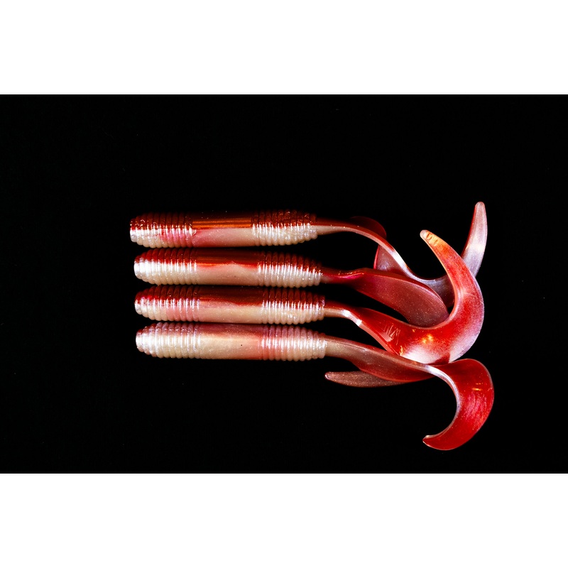 6 Bloody Tuna Curly Tail – (Single Bait)
