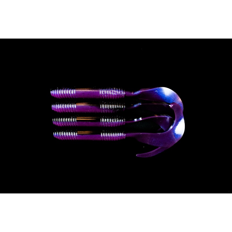 6 Purple Reaper Curly Tail – (Single Bait)