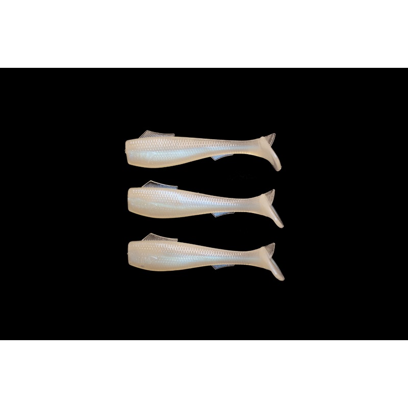 3.5 VIP Glow/Pearl Swim Bait (Single Bait)