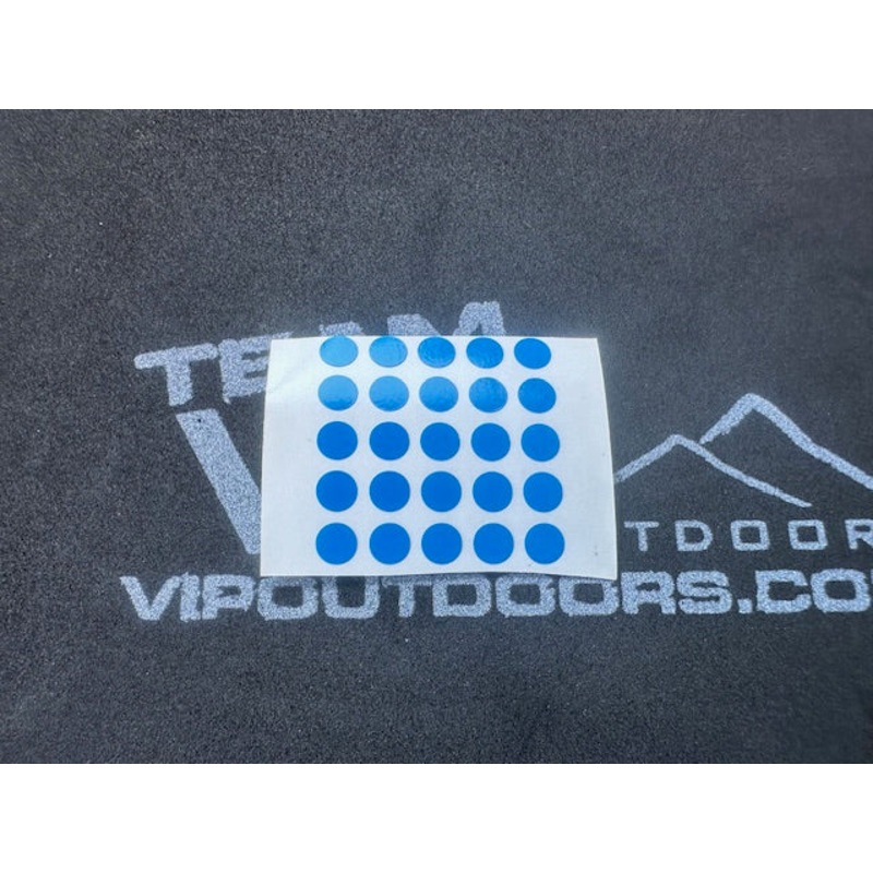 Round Blue Dot Stickers (25 pack)