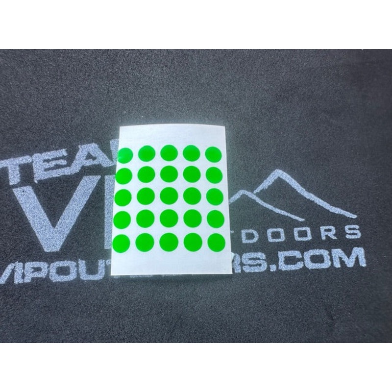 Round Green Dot Stickers (25 pack)