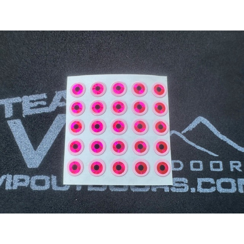 Round Pink/Black Dot Stickers (25 pack)
