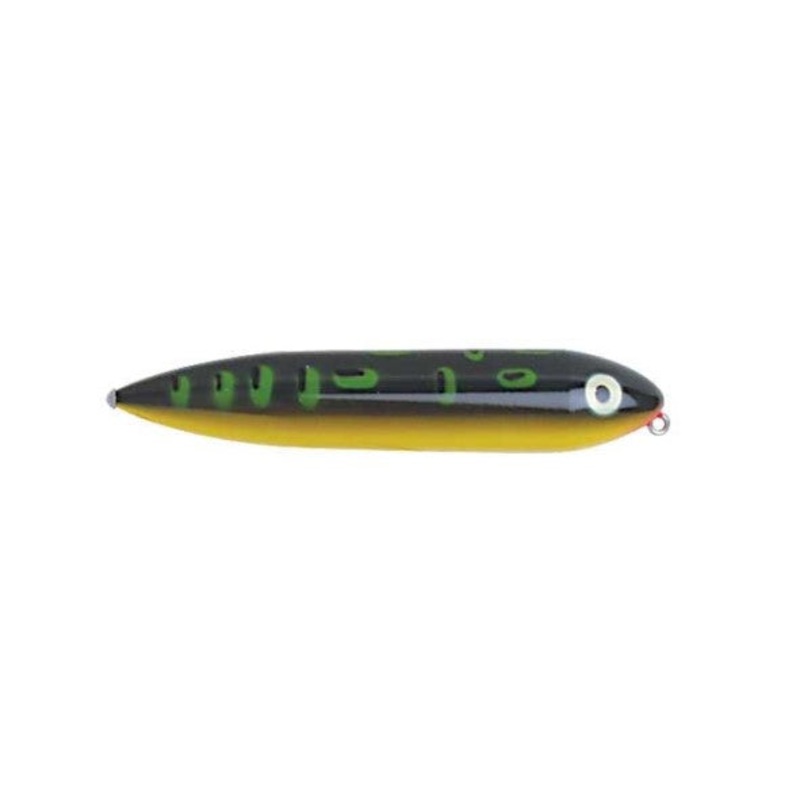 ZARA SPOOK|BONE|BULLFROG|CHROME BLK BACK|FINISH SHAD|3/4 OZ