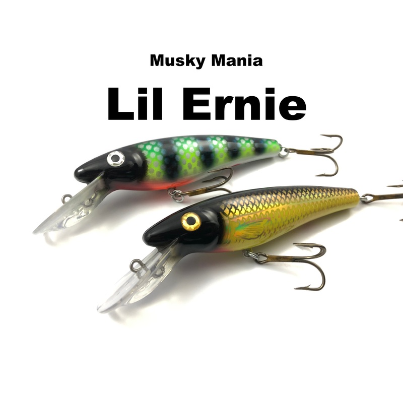Musky Mania Lil Ernie|AZ Mud Puppy (TRO Exclusive)|Black Perch|Brown Perch (TRO Exclusive)|Chartreuse Sucker (TRO Exclusive)|Copper Carp (TRO Exclusive)|Crappie|Fire Perch (TRO Exclusive)|Genson Perch (TRO Exclusive)|Glitter Walleye (TRO Exclusive)|Glitte