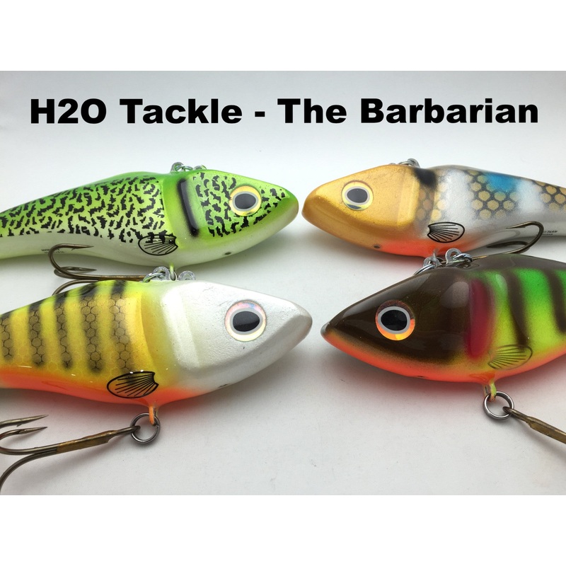 H2O Tackle The Barbarian|Chrome Perch|Copper Carp|Crappie Prism|Frosted Flakes*|Gold Member|Ice Cold Perch*|Lemon Head|Lime Crappie|Miller Perch*|Shimmering Shad|The Giz Prism|TRO Cisco|TRO Purple Perch*