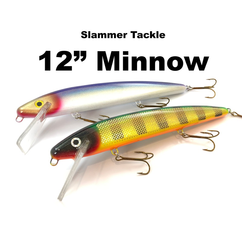 Slammer 12 Minnow|Brown Perch (TRO Exclusive)|Chartreuse Shiner (TRO Exclusive)*|Cotton Candy Cisco (TRO Exclusive)|Glitter Lemon Head (TRO Exclusive)|Hot Shad (TRO Exclusive)*|Knock Out Shiner (TRO Exclusive)|MN Cisco|Orange Prism Perch (TRO Exclusive)|P