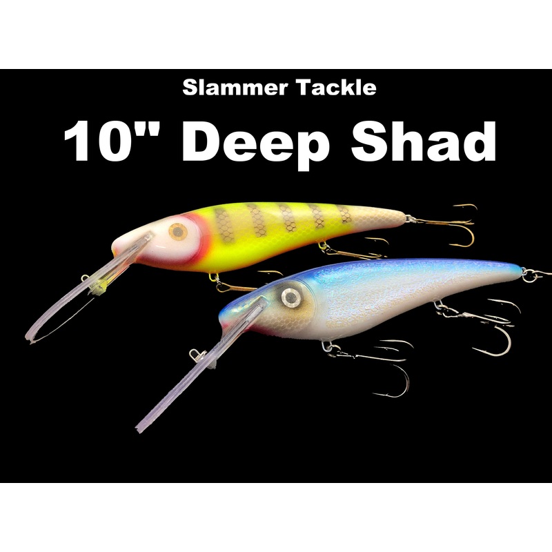 Slammer Tackle 10 Deep Shad|Candy Walleye (TRO Exclusive)|Chartreuse Shiner|Electric Cisco (TRO Exclusive)|Electric Walleye (TRO Exclusive)|Ghost Walleye (TRO Exclusive)|Gold Member|Mr T|Orange Belly Prism Perch|TRO Tullibee|White Prism Perch|Wicked Perch