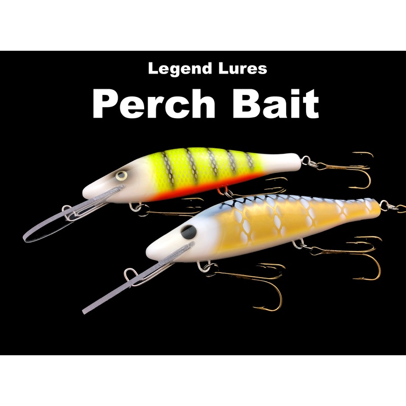 Legend Lures Perch Bait|Albino Perch|Carp|Copper Carp (TRO Exclusive)|Flowage Perch (TRO Exclusive)|Genson Perch (TRO Exclusive)|Ghost Walleye (TRO Exclusive)|Glitter Perch (TRO Exclusive)|Glitter Tullibee (TRO Exclusive)|Glitter Walleye (TRO Exclusive)|G