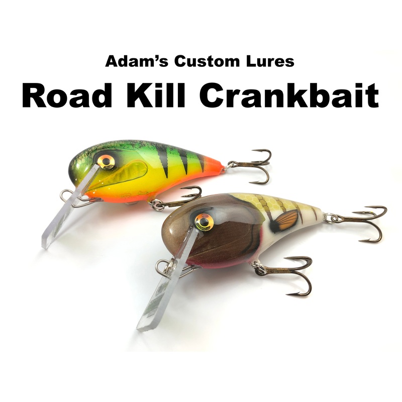 Adam’s Custom Lures Road Kill Crankbait