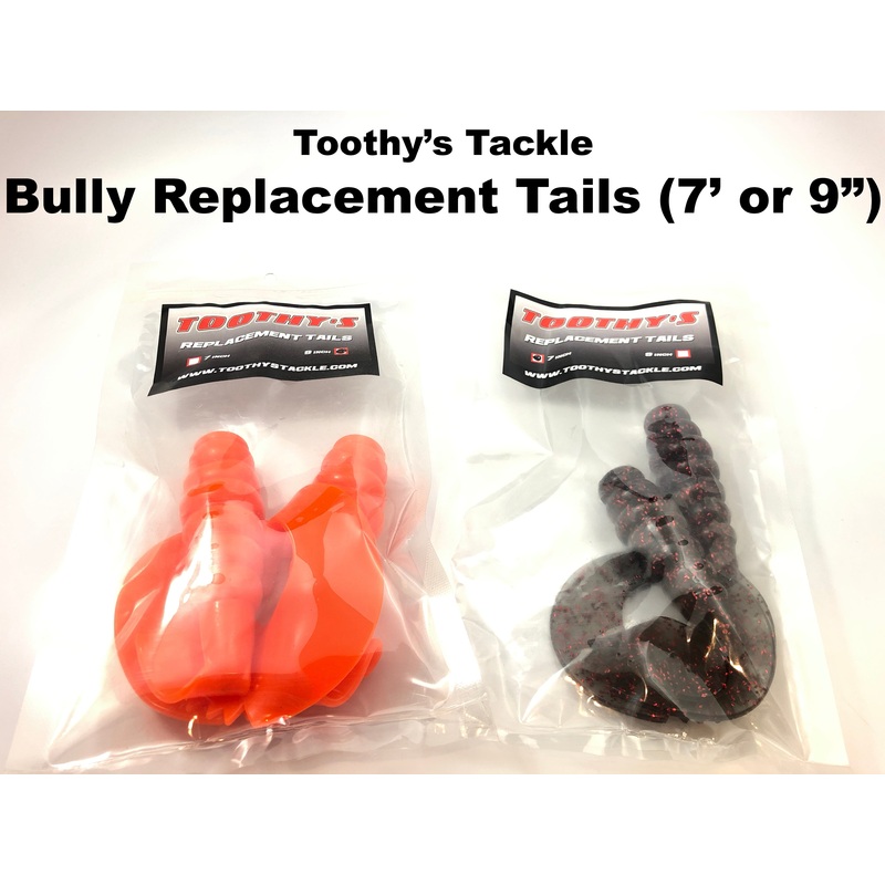 Toothy’s Tackle Bully Replacement Tails (7 or 9)