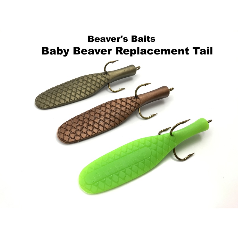 Beaver’s Baits Baby Beaver Replacement Tail