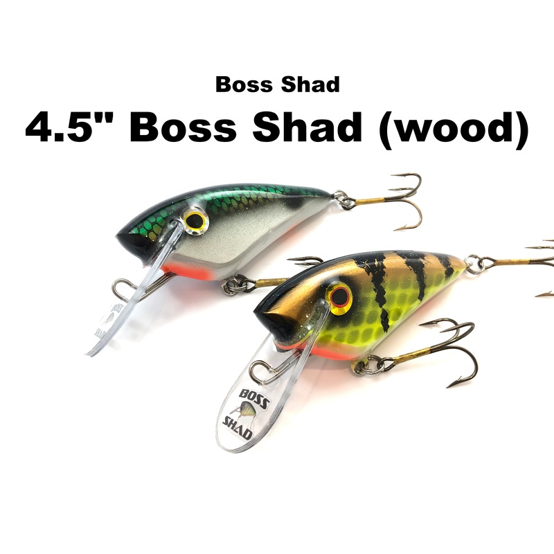 Boss Shad 4.5 Boss Shad (wood)