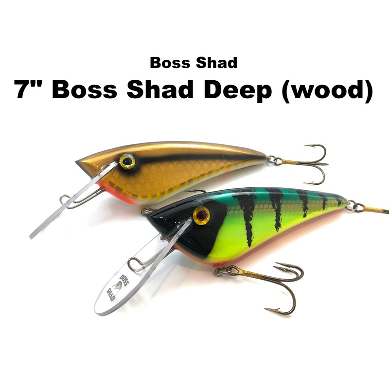 Boss Shad 7 Boss Shad DEEP (wood)