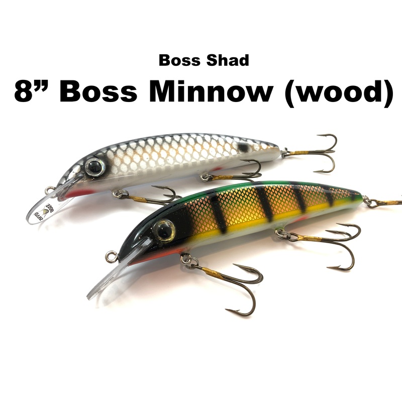 Boss Shad 8 Boss Minnow (wood)