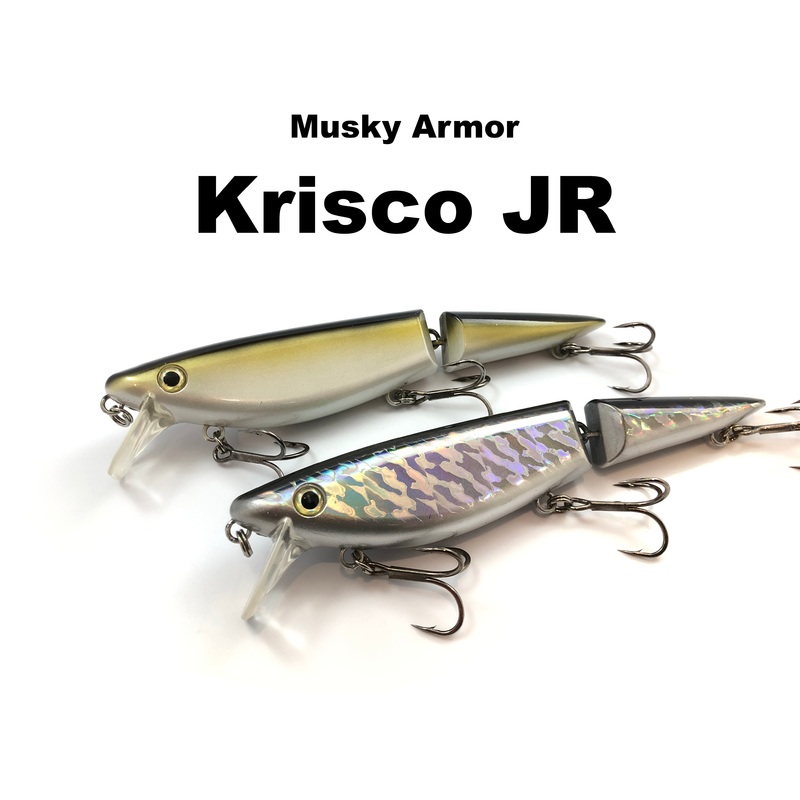 Musky Armor Krisco JR|Grape Crush (TRO Exclusive)|Hitch Sucker|Holo Black|Holo White|Sunfish|Tony Tiger|Walleye