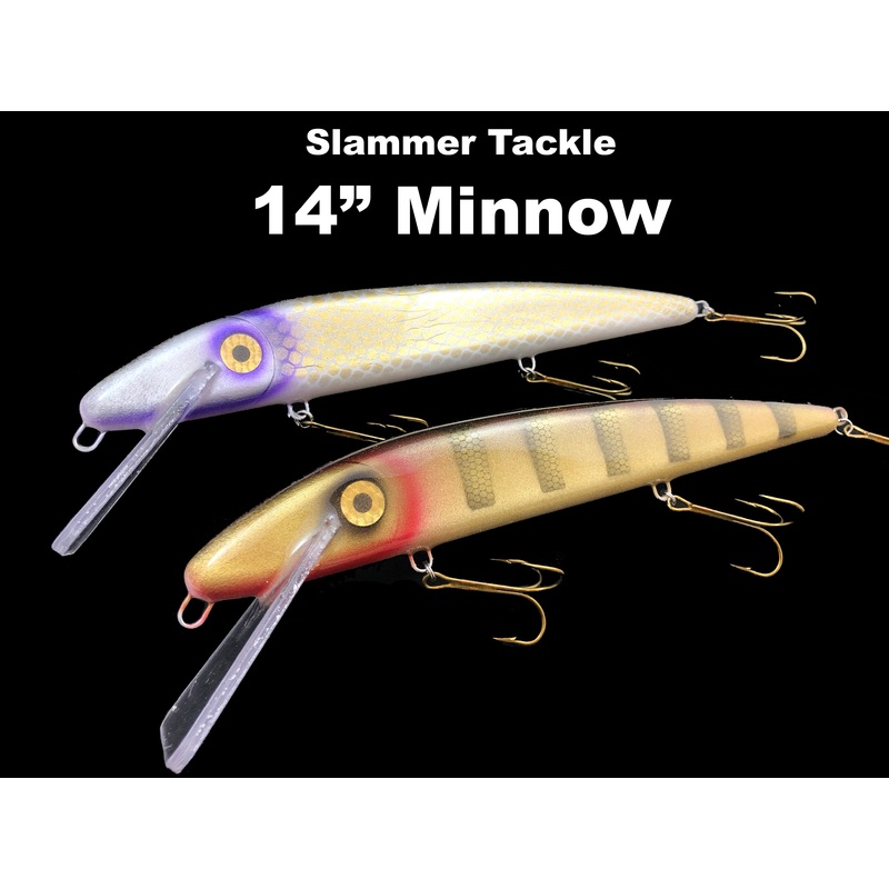 Slammer Tackle 14 Minnow|Candy Walleye (TRO Exclusive)|Cotton Candy Cisco (TRO Exclusive)|Electric Walleye (TRO Exclusive)|Golden Shiner|Hot Shad (TRO Exclusive)|Hot White Walleye (TRO Exclusive)|Knock Out Shiner (TRO Exclusive)|MN Cisco|Mr T (TRO Exclusi