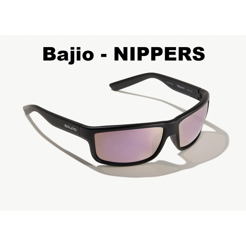 Bajio NIPPERS Sunglasses|Black Matte|Tortoise Gloss|Blue Mirror Glass|Green Mirror Glass|Silver Mirror Glass|Rose Mirror Glass|Rose Mirror Poly