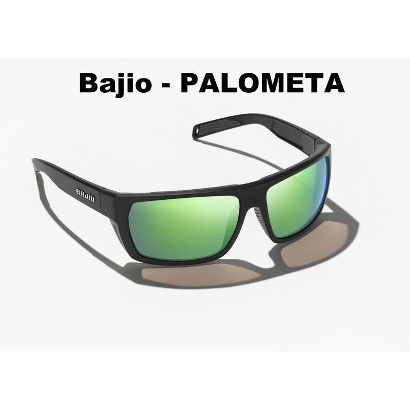 Bajio PALOMETA Sunglasses|Black Matte|Blue Mirror Glass|Green Mirror Glass