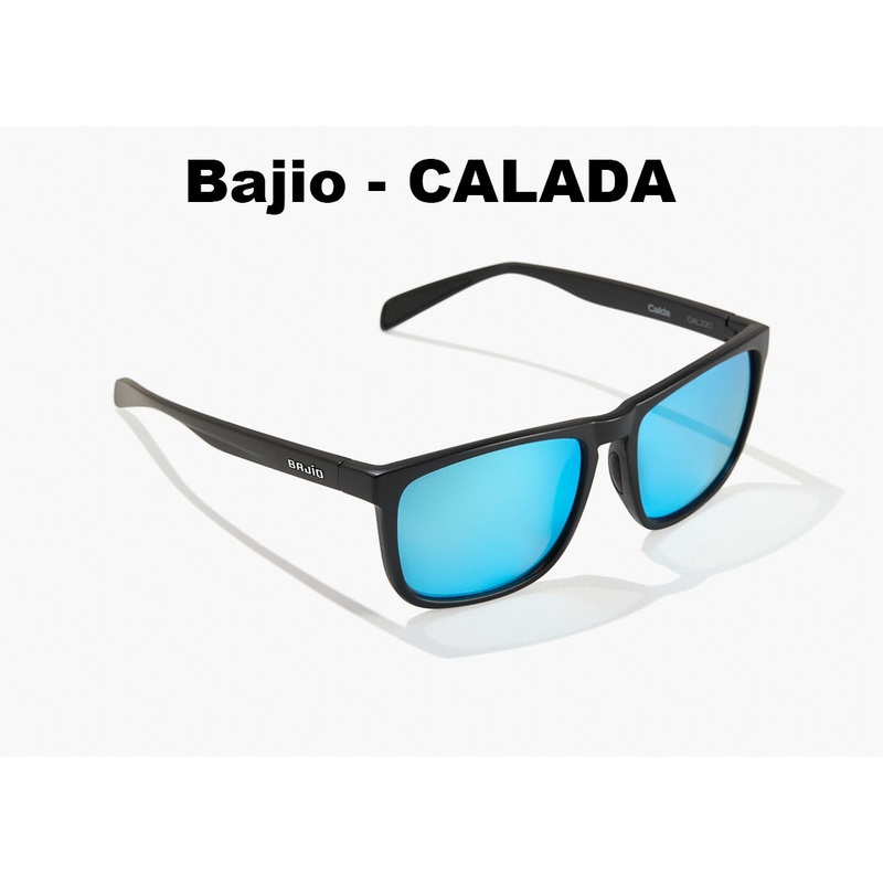 Bajio CALADA Sunglasses|Black Matte|Blue Mirror Glass|Green Mirror Glass