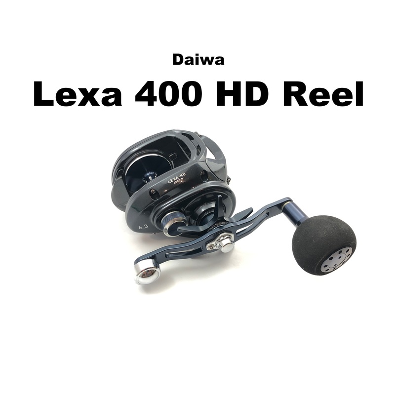 Daiwa Lexa 400 HD Reel|LX-HD400PWR-P – 5.1:1  – Right Hand|LX-HD400H-P – 6.3:1 – Right Hand|LX-HD400HS-P – 7.1:1 – Right Hand|LX-HD400XS-P – 8.1:1 – Right Hand