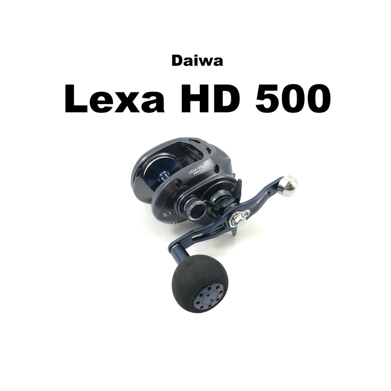 Daiwa Lexa HD 500|LX-HD500P-P (5.1:1 – Right Hand)|LX-HD500-P (6.3:1 – Right Hand)|LX-HD500H-P (7.1:1 – Right Hand)|LX-HD500HL-P (7.1:1 – Left Hand)|LX-HD500XH-P (8.1:1 – Right Hand)