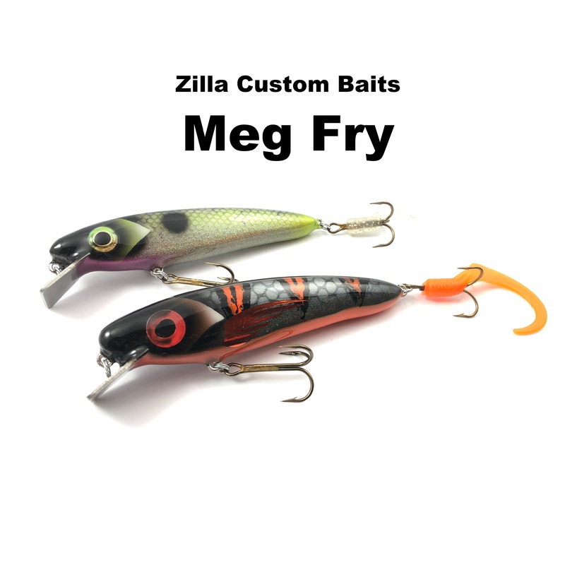 Zilla Custom Baits – Meg Fry|Chartreuse Tiger|Chartreuse Walleye|Dark Perch|Glitter Crappie|Glitter Perch|Glitter Tiger|Lemon Head|Purple Pike|Shad|Sunset Jail Bird|Walleye|White Walleye