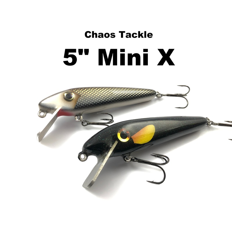 Chaos Tackle 5 Mini X|Black Bird|Chartreuse Shiner|Citrus Shad|Criminal|Orange Head Perch|Orange Sucker|Prism Penguin|White Sucker|Winnipeg Walleye