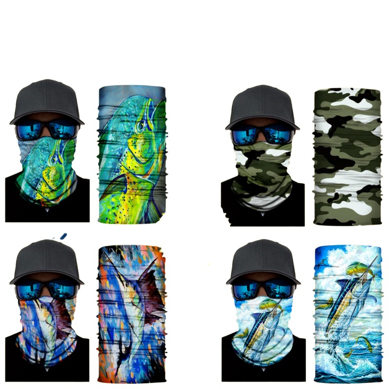 Multi Functional Headware – Fishing Bandanna. UV50+